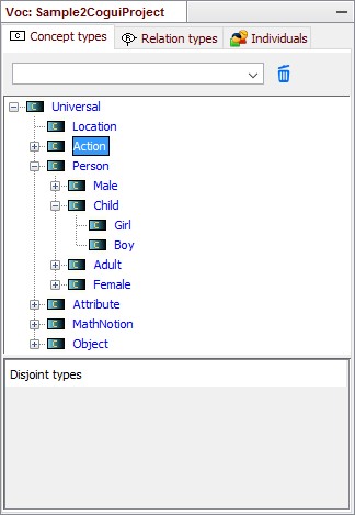 concept type hierarchy