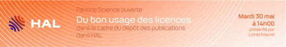 Webinaire Parlons Science Ouverte CCSD le 30 mai à 14h