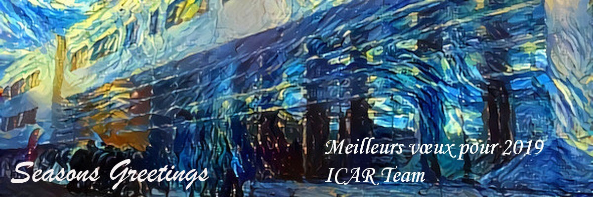 Seasons Greetings for 2019 from Icar team at LIRMM, France