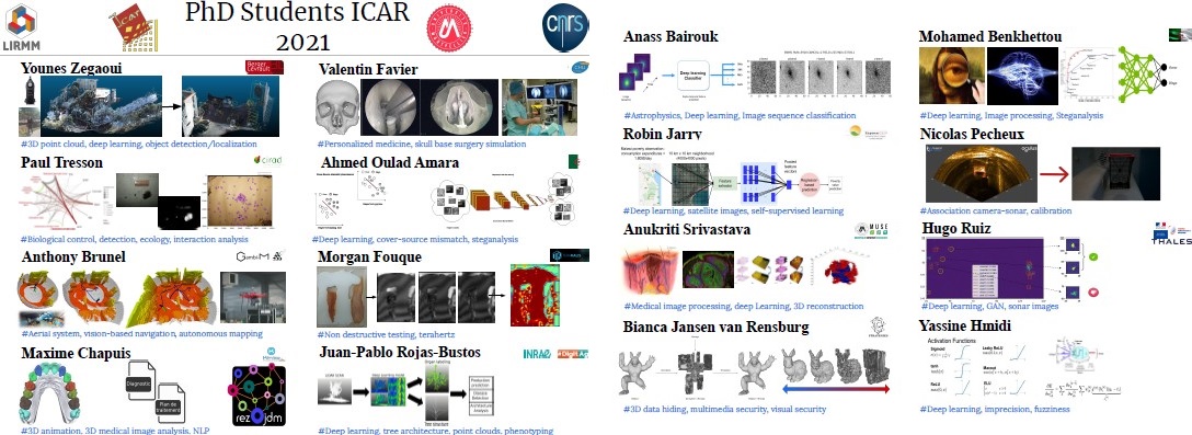 Publication of a new poster which presents the ICAR Ph.D. students and their research topics.