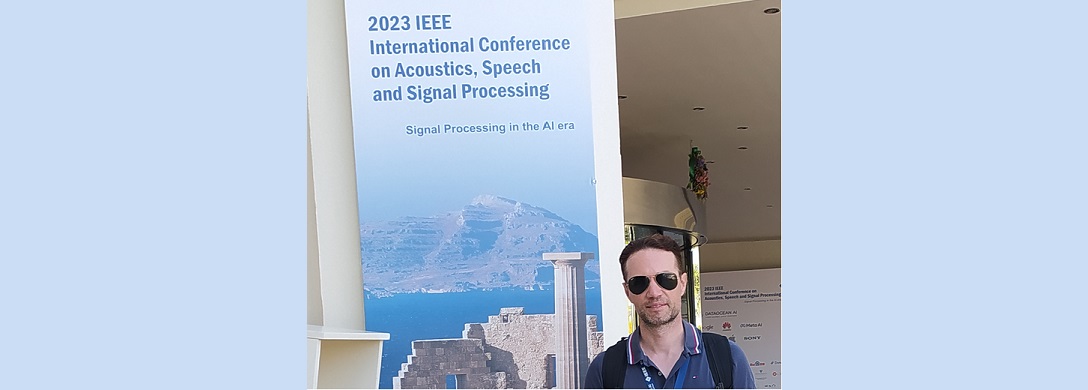 Marc Chaumont presented his research on steganalysis at the IEEE ICASSP conference.
