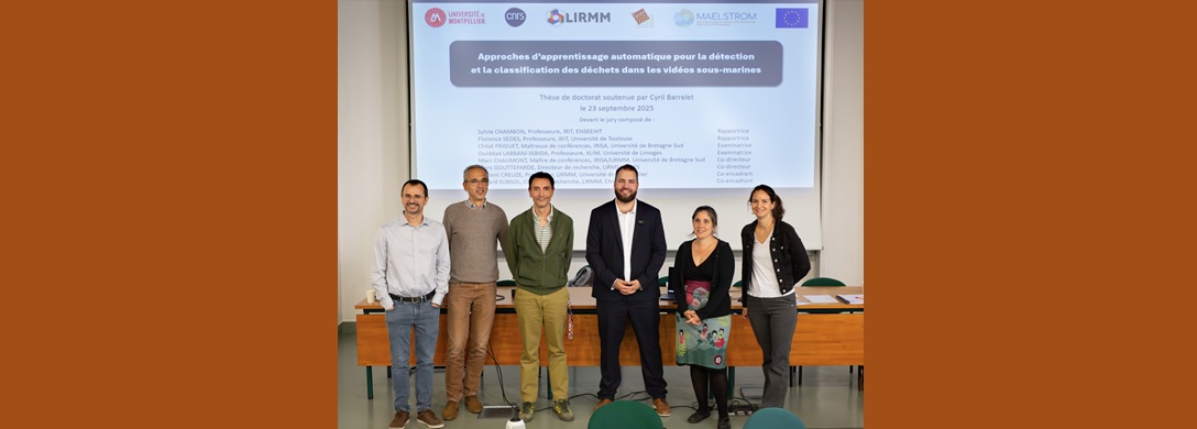 Cyril Barrelet successfully defended her PhD thesis on application of Deep Learning to underwater robotics.