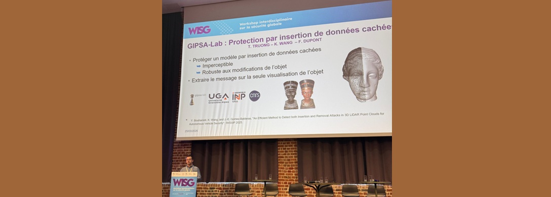 Axel Dubar presented his research at the Interdisciplinary Workshop on Global Security (WISG) in Lille (France).