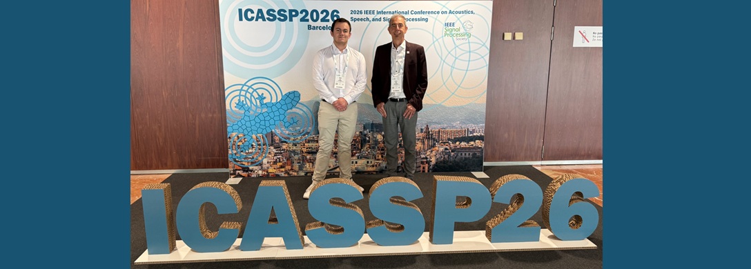 May 2026: Norman Hutte and William Puech presented their research at ICASSP in Barcelona (Spain).