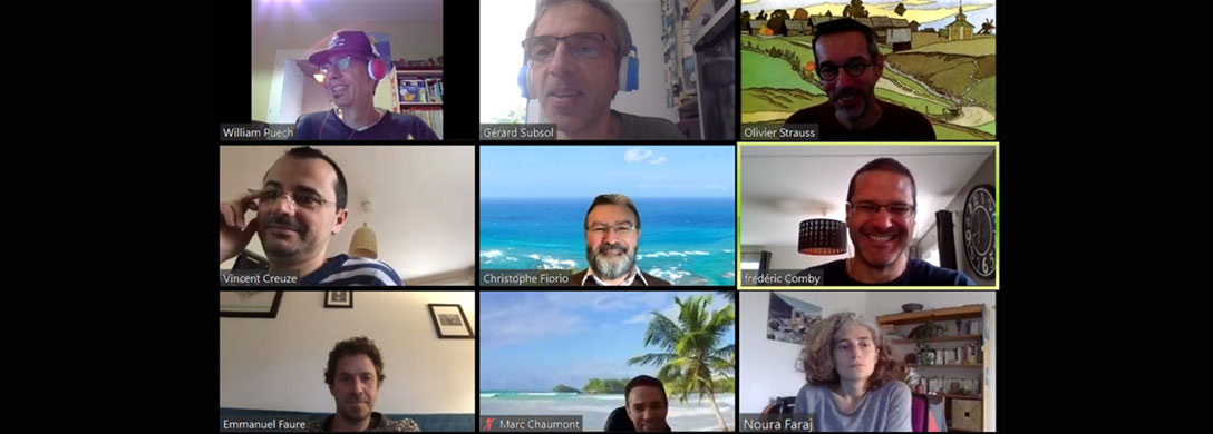 April 2020: All the members of the ICAR research-team work from home. Research goes on.