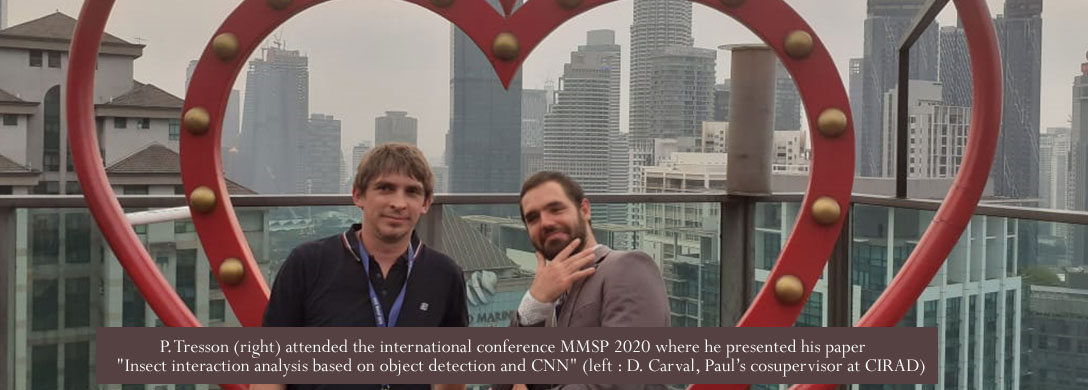 September 2019 : P. Tresson (at right) attended the international conference MMSP 2020 where he presented his paper 