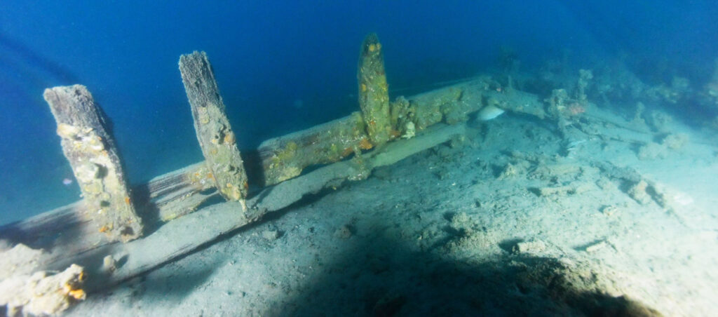 A part of a shipwreck