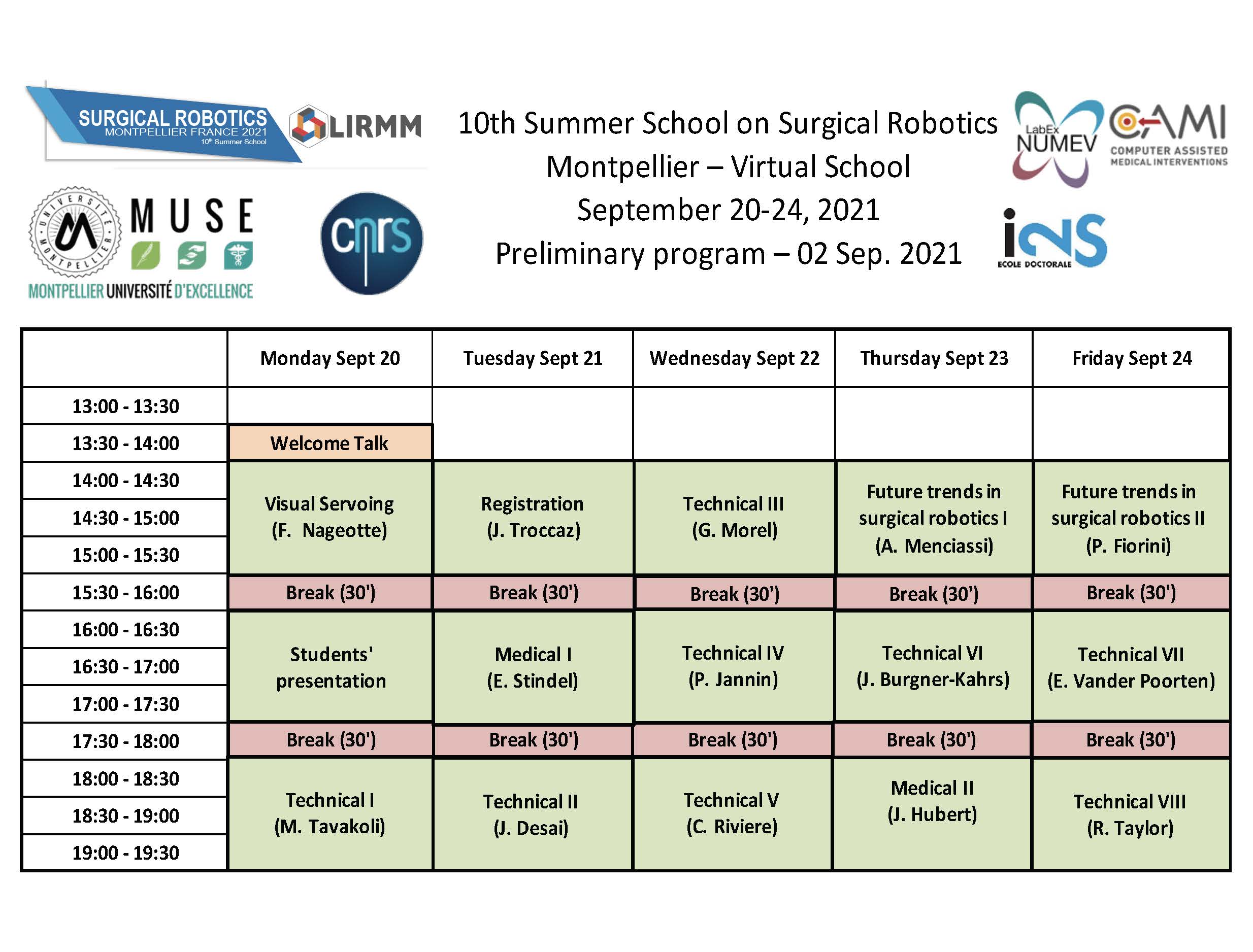 program of summer school sssr 2021