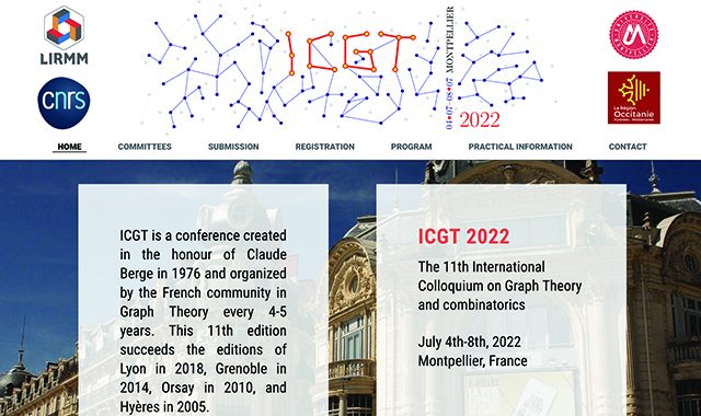 The 11th International Colloquium on Graph Theory and combinatorics organized by LIRMM