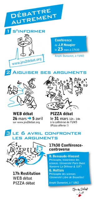 Débat sur les Nanosciences, à Montpellier, dans le cadre du bi-centenaire de l'Université des Sciences et Technologies UM2 : Débattre autrement