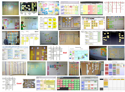 Exemples de Taskboard