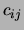 $ c_{ij}$