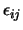 $ \epsilon_{ij}$