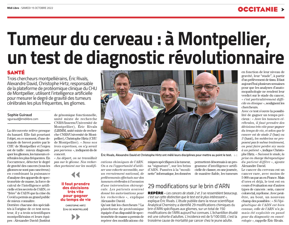 Midi Libre article