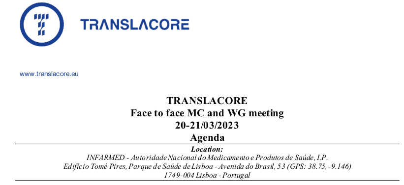 Lisbon meeting program